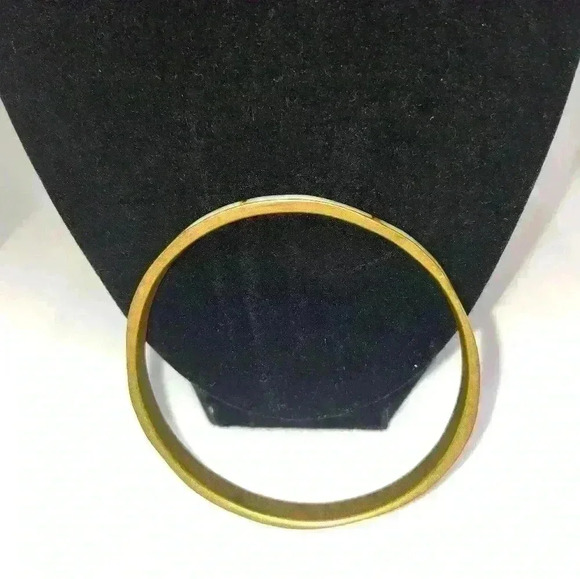 Bohemian mother of pearl bangle - Picture 2 of 2